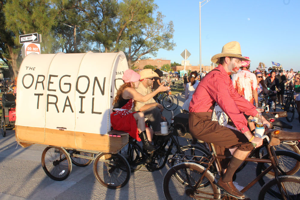 Zombie Bike Ride 2018 photo - Duval Street, Key West